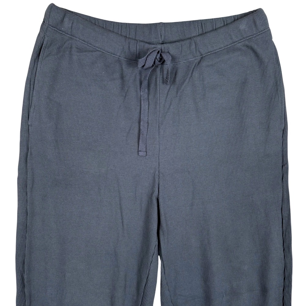 NWT Eileen Fisher Slow Jogger Size M 16in Waist Indigo Blue Waffle Knit Sleep